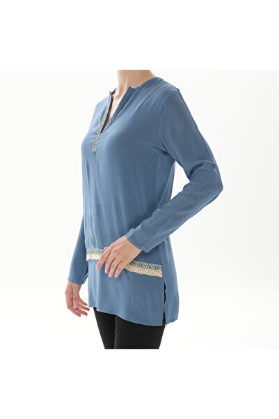 BZ BUTİK Ethnic Cotton Fabric Tunic