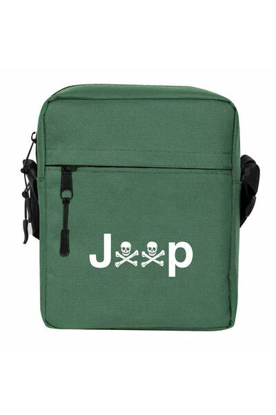 CrowsGate حقيبة كتف جيب سكول لون أخضر