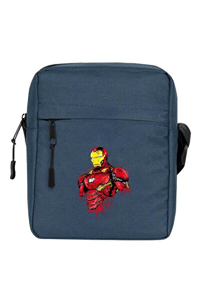 CrowsGate Geantă de umăr Iron-Man Armor Culoare bleumarin