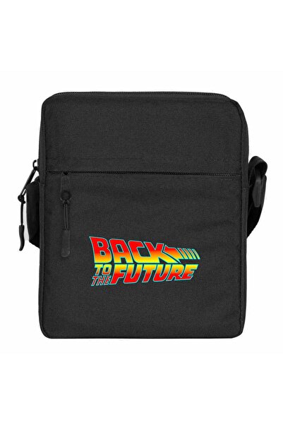 WAKHA حقيبة كتف باك تو ذا فيوتشر - جيليه دوين دو إن فيوتشر باللون الأسود