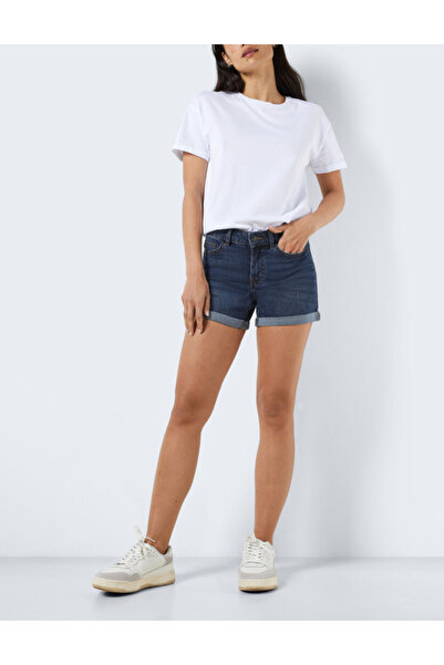 Noisy May denim shorts, blue
