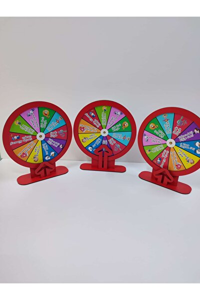 ahgbtoys Çarkıfelek Oyun Çarkı Ahşap