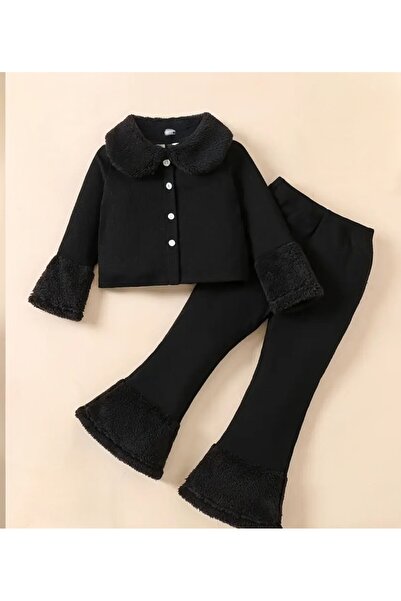 shop Σετ 2 τεμαχίων για κορίτσια με βελούδινες λεπτομέρειες