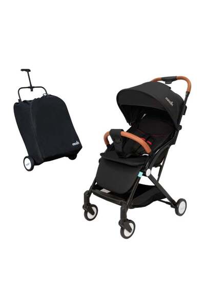 Moon عربة أطفال ريتزي كابين - حزام أمان بخمس نقاط، أكتاف مبطنة، من عمر 0 إلى ...