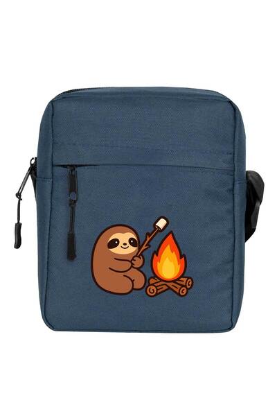 CrowsGate حقيبة كتف كامب كيوت باللون الأزرق الداكن