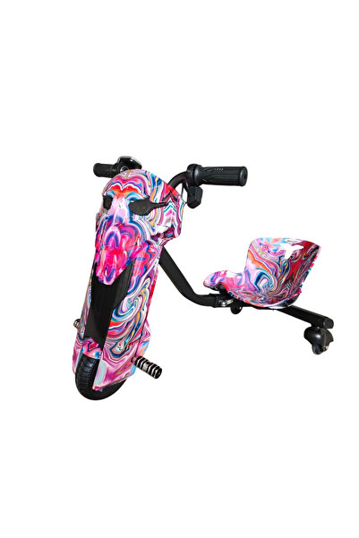 CHALLENGERS سكوتر K9 ميني دريفت 36 فولت من تشالنجرز، لون وردي