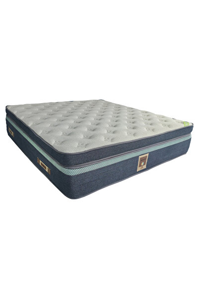 VELMONT Kataleya Yatak 42 cm Yüksek Ortopedik | Fermuarlı Pedli & Cooler Kumaşlı 2’si 1 Arada Konfor