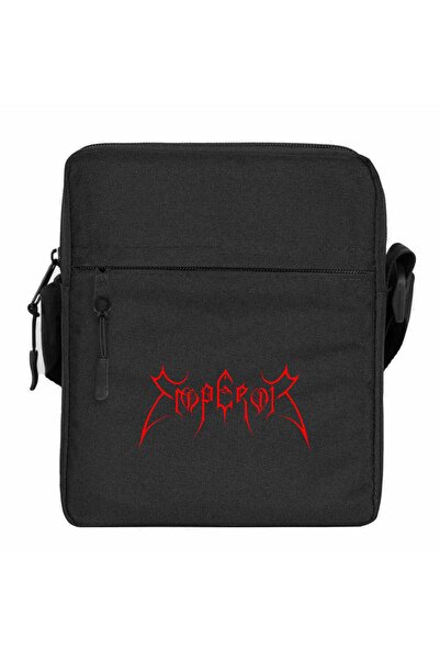 CrowsGate حقيبة كتف إمبرور لوجو حمراء اللون أسود