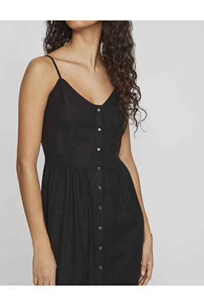 VILA rochie midi, neagră