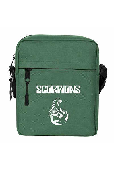 WAKHA حقيبة كتف سكوربيونز كلاسيكية باللون الأخضر