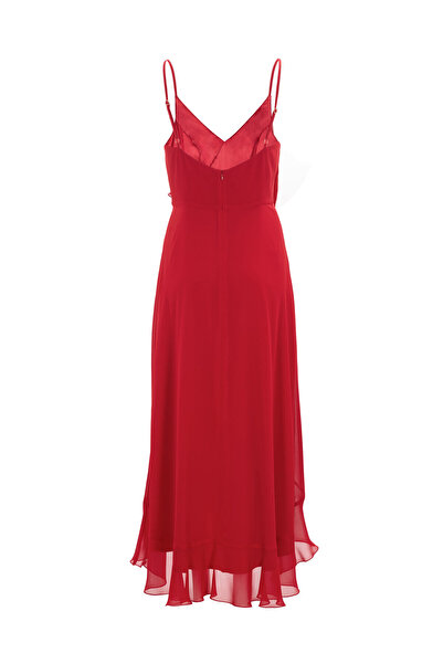 Swing Γυναικείο Φόρεμα Κοκτέιλ 5AI16200 Κόκκινο