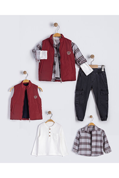 Ahenk Baby Kids Ahenk Kids Boys Vest Set