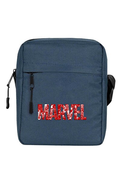 CrowsGate حقيبة كتف مارفل هيروز إن بوست 3 لون أزرق داكن