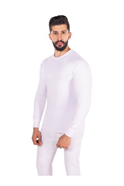 Drosh دروش فرو بيجاما رجالي كم طويل أبيض