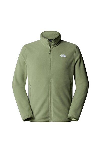 THE NORTH FACE Erkek Glacier Tam Boy Fermuarlı Polar Nf0A8D0Rbo91 Yeşil-XXXL
