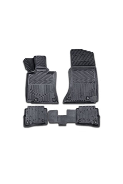 DELUXETUNING Set covorase auto cauciuc Mercedes clasa E W214 2020-> forma tav...