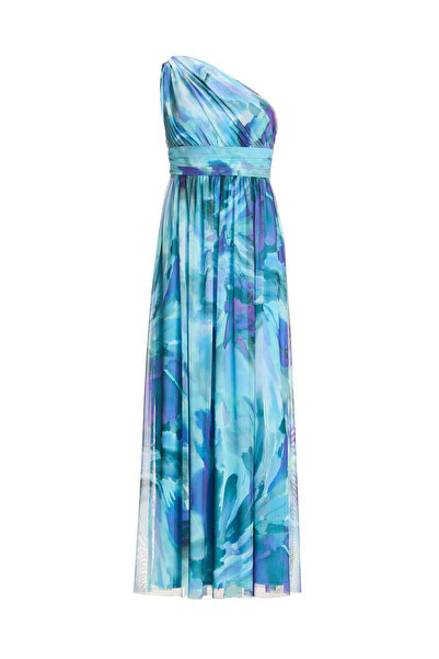 Swing Γυναικείο βραδινό φόρεμα 5AI18900 Μπλε