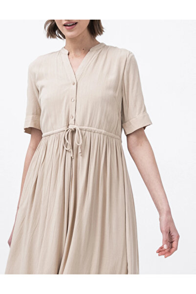 PIECES mini dress, beige