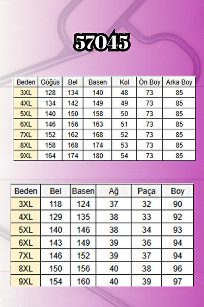 Eslina 57045 Plus Size Modal Pants Suit with Front Tie Detail - Black