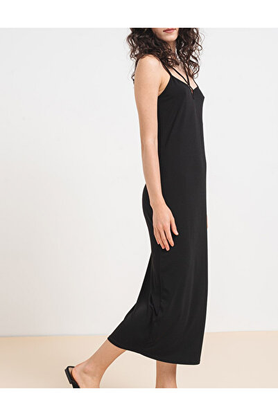 JDY midi dress, black