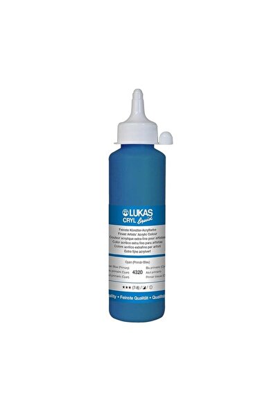 Lukas CRYL LIQUID 250ML CYAN BLUE (PRIMARY)