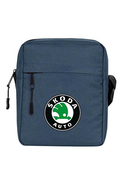 CrowsGate Τσάντα ώμου Skoda Auto Σκούρο Μπλε Χρώμα