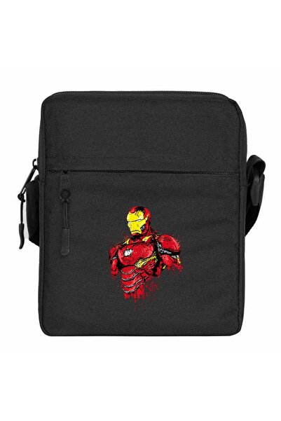 WAKHA حقيبة كتف آيرون مان أرمور لون أسود
