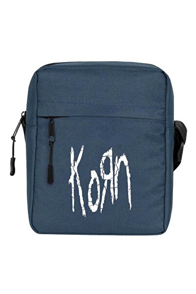 CrowsGate Geantă de umăr Korn Logo Culoare bleumarin