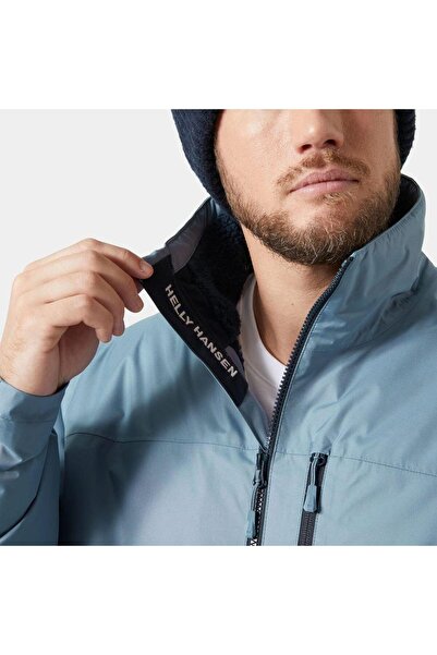 Helly Hansen Crew Hooded Pile Men's Jacket Hha.34526 Hha.601 Navy Blue-Xl