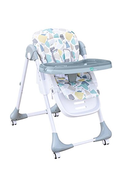 Apex MOON Baby Highchair - Adjustable Height and Reclining Feature - Grey