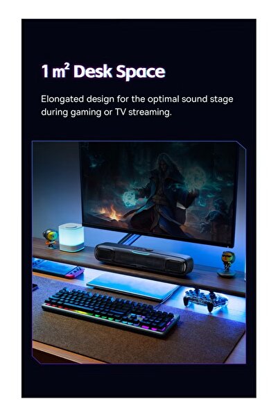 Baseus Mini Desktop Speaker, Bluetooth 5.3, 3D Stereo Sound, Surround Sound Speaker, Sound Box, Comp