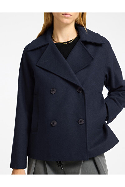 SELECTED short coat, blue
