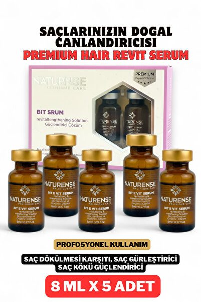 Naturense Premium Hair Serum Biotin+Kafein+Bitkisel Protein, Saç Canlandırıcı...