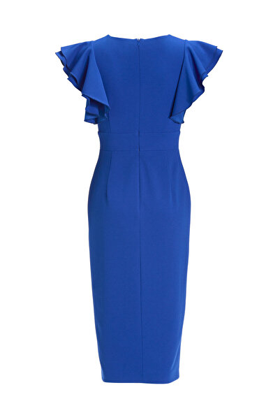 Swing Γυναικείο Φόρεμα Κοκτέιλ 5AI18400 Μπλε