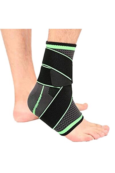 NEO Neo™ Flexx® Elastic Ankle Support with Adjustable Straps, Black and Green