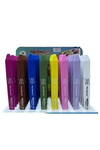 Kiss Beauty كحل مقاوم للماء بثمانية ألوان