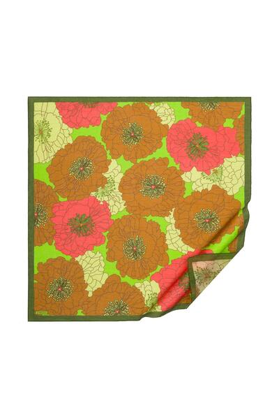 ipekevi وشاح أورتانكا سكيت تينسل الناعم 02255-أخضر فستقي