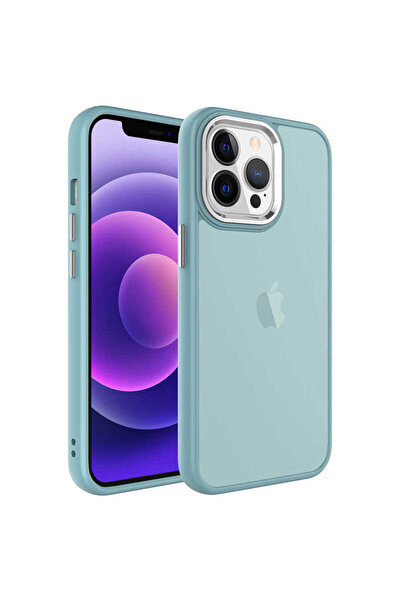 toyigoo iPhone 13 Pro Compatible Frosted Hard Pc Tygo May Case-Blue