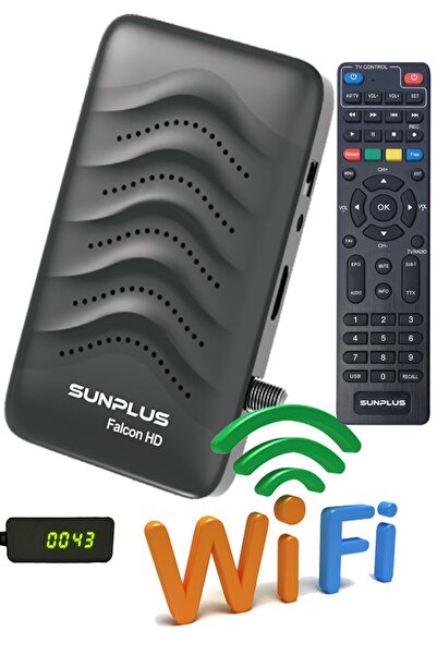 FURY Falcon Çanaklı-Çanaksız Wi-Fi Dahil Full HD Sınırsız Sinema Paketli Uydu Alıcısı