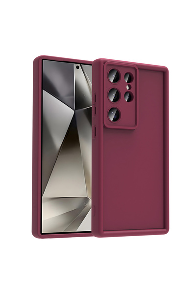 toyigoo Galaxy S24 Ultra Case Camera Protected Tygo Pineapple Cover - Plum