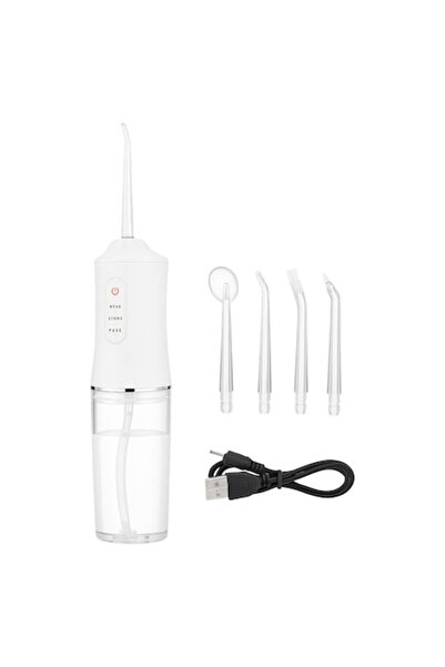 stuffix Irigator oral profesional cu filet dentar, 4 capete antitartru, 220 m...