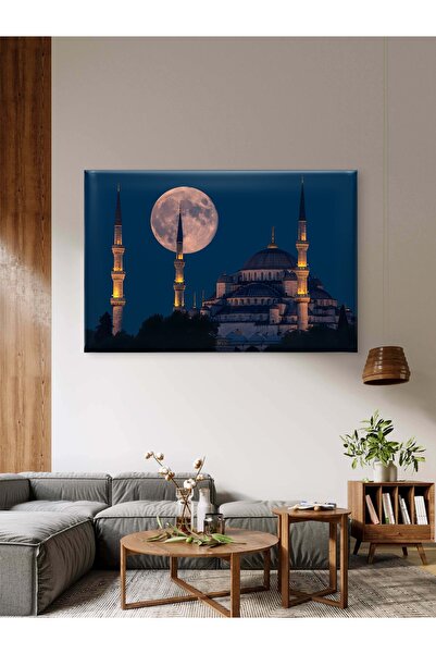ESLEM SULTAN AHMET CAMİİ - DOLUNAY - BASKI KANVAS TABLO
