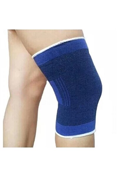 GermaNova Set 2 suporturi elastice pentru genunchi, albastre, mărime universală