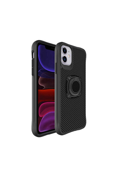 toyigoo حافظة تيمو متوافقة مع هاتف آيفون 12 - أسود