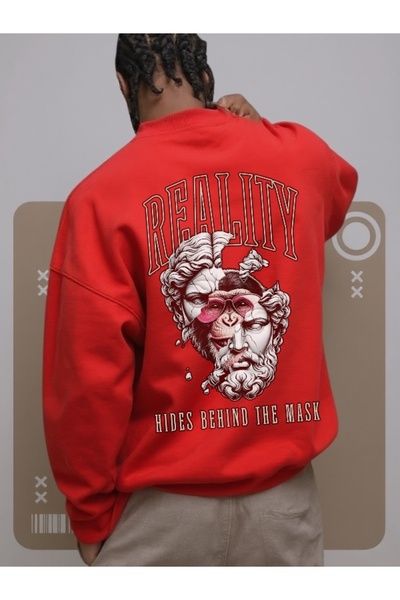 Wish BF Unisex Bărbați/Femei REALITY MAYMUN Culoare pe spate Personalizat cu ...