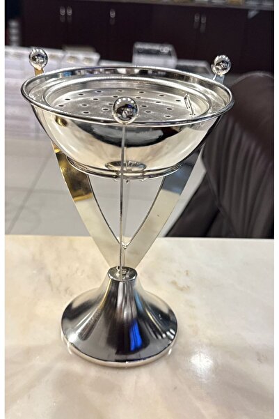 ALMASA Luxury Silver Incense Burner - 1 Piece