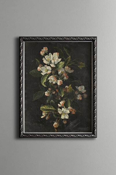 epiqart Floral Still Life - Vintage Patterned Frame