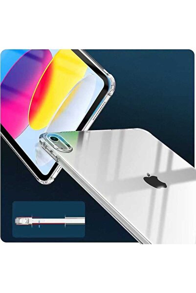 toyigoo iPad 10.9 2022 (10Th Generation) - Compatible Compatible Tygo Tablet Nitro Anti Shock Silicone Cover - Colorless