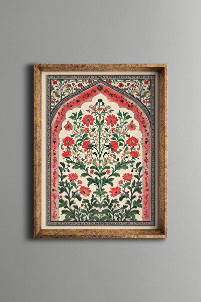 epiqart Flower Pattern - Vintage Patterned Frame