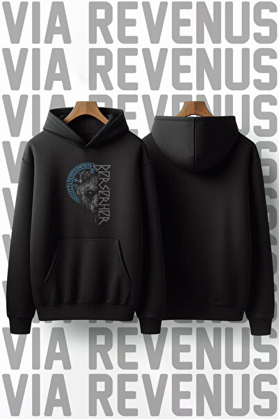 Vordevia Φούτερ με κουκούλα Berserker με στάμπα